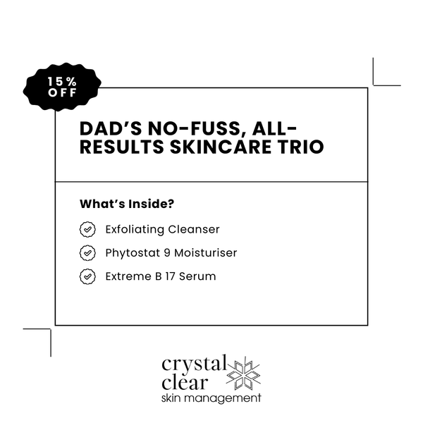 Dad’s No-Fuss, All-Results Skincare Trio